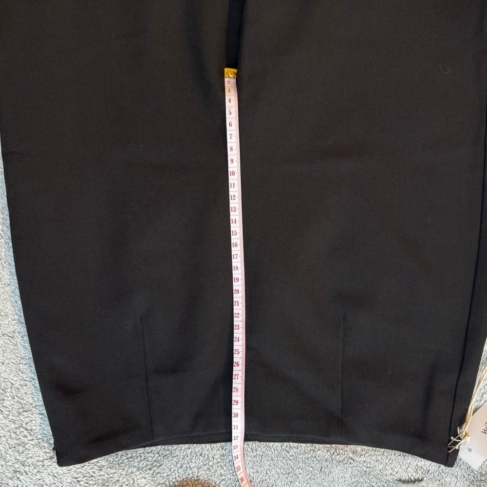 NWT Wilfred Porto Pant - Black High-Waisted Straight Leg Trouser - Size 6 - Picture 10 of 13